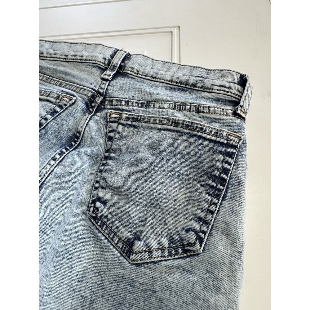 Topshop Jeans Womens 26W Light Blue Wash High Rise Jamie Skinny Stretch - Picture 7 of 10